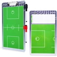 thumbnail image 6 of Champion Sports Large Dry Erase Board For Coaching Lacrosse - Whiteboards for Strategizing, Techniques, Plays - 2-Sided Boards with Clip - Front Side Full Field - Backside Half Field and Lineup, 6 of 6