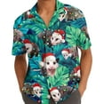 thumbnail image 5 of Funny Opossum Christmas Hawaiian Shirts For Men Christmas Lights Mens Hawaiian Shirts Short Sleeve Button Down Shirt Men, 5 of 7