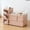 Pink, variant on Mareep White MultiCompartment Storage Organizer 9.21x6.34x4.61inch Large Capacity Desk Organizer Plastic Stationery Holder for Office Supplies Cosmetics Art Materials Small Item Organization