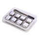 thumbnail image 3 of Yuarrent Cubos de hielo de acero inoxidable Piedras de enfriamiento reutilizables Whisky Wine Keep Cold Drink Kits de equipo de elaboración de vino Numero 3 Yuarrent HA024613-03, 3 of 5