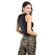 thumbnail image 3 of Blusa de punto Roman Fashion Con jareta ajustable juvenil 0176 Negro M, 3 of 6