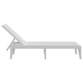 thumbnail image 5 of vidaXL Sun Lounger White 73.2"x23.6"x11.4" PP, 5 of 9