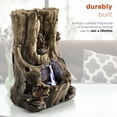 thumbnail image 6 of Alpine Corporation  11" Tall Indoor Rainforest Tabletop Fountain with LED Lights, 6 of 11