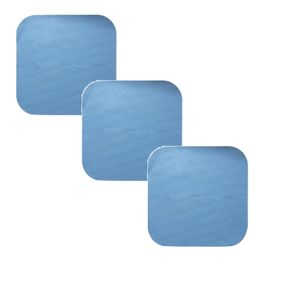 3Pack Jar Opener, Rubber, Multi-function Silicone Bottle Opener for Seniors with Arthritis Weak Hands Lid Cap Gripper Pads Kitchen Coasters Gadgets Blue