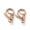 Rose Gold, variant on 100pc Ion Plating(IP) 304 Stainless Steel Lobster Claw Clasps Parrot Trigger Clasps Real 18k Gold Plated 12x7x3.5mm Hole: 1.5mm