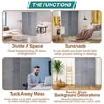 thumbnail image 6 of YRLLENSDAN Room Dividers and Folding Privacy Screens, Wall Divider for Living Room, Freestanding Indoor Room Divider for Room Separation, Gray 3 Panels, 6 of 7