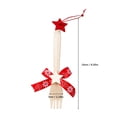 thumbnail image 3 of Christmas Decorative Ornaments Wooden Fork And Spoon Pendant Set Hangs, 3 of 4