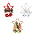 thumbnail image 2 of Wosthever Campana de Navidad Árbol Chimenea Ventana Colgante de pared Decoración colgante de Navidad Atmósferas temáticas Fotografía Prop Elaboración Kits de decoración para fiestas Blanco Wosthever HA069988-02B, 2 of 6