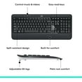 thumbnail image 5 of Logitech MK540 Advanced Wireless Keyboard and Mouse Combo, 2.4 GHz Unifying USB-Receiv, 5 of 5
