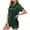 Green, variant on Azrian Womens Silk Satin Pajamas Set Two-Piece Sleepwear Loungewear Pjs Button-Down Sets,Casual Fashion Home Wear Pajamas Short Sleeve Pajama Set Homewear