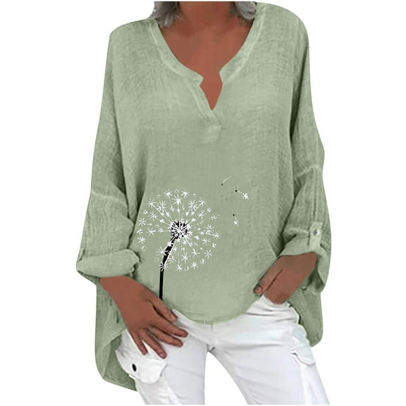 Women Fall Clothes Trendy Tops Plus Size T Shirts 3/4 Sleeve Shirts Cotton Bulk Cropped Sweatshirt Red