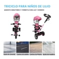 thumbnail image 4 of Triciclo Evolutivo The Baby Shop  con asiento giratorio y torreta con luz Rosa -, 4 of 8