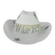 thumbnail image 3 of Sombrero de vaquero occidental Sombrero de fieltro Sombrilla Accesorios para fotos Traje clásico Sombrero de blanco Sombreros de fieltro, 3 of 9