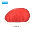 thumbnail image 2 of Uxcell Cycling Bicycle Helmet Cover Motorcycle Helmet Rain Cover Waterproof Ride Gear Helmet Cover Red 2 Pack, 2 of 5