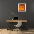 thumbnail image 3 of Downs 26x26 White Modern Wood Framed Museum Art Print Titled - Conversations in the Abstract #21, 3 of 4