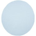 thumbnail image 3 of SAFAVIEH Machine Washable Rug Indoor/Outdoor Bermuda Collection - Bermuda Rio Geometric Indoor/Outdoor Area Rug, Light Blue/Cream, 8' x 8' Round, 3 of 5