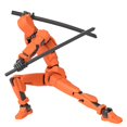 thumbnail image 4 of Robot móvil multiarticulado de 13cm, maniquí impreso en 3D, figuras de acción, juguetes para niños y adultos, modelos de ensamblaje, juguetes antiestrés con soporte, 4 of 5