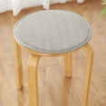 thumbnail image 2 of Patio Chairs Cushions Seat Cushion for Car for Elderly Weather, and Fade Resistant Round Stool Chair Cushions Circle Chair Pad with Ties for Kitchen, Office, Patio, Desk Chair, Truck， 12x12 Inch, 2 of 6