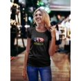 thumbnail image 2 of 4th July Skyline Silhouette T-Shirt Women -Image by Shutterstock, Female Large, 2 of 4