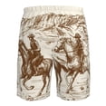 thumbnail image 6 of Naloa Western Desert Cowboys1 Men's Beach Shorts, Surfing shorts, Swim trunks, Quick Dry Swim Trunks for Surfing Beach Fun - Large, 6 of 9