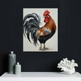 thumbnail image 4 of Nawypu  'Rooster 1' by Renee Gould, Canvas Wall Art,, 4 of 4