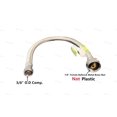 thumbnail image 2 of Conector para inodoro EZ-FLUID trenzado de acero inoxidable de 41 cm, 2 of 3