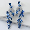 thumbnail image 3 of Limorve Earrings,1 Pair Dangle Earrings Geometric Faux Crystal Jewelry Elegant Long Drop Earrings for Wedding, 3 of 8