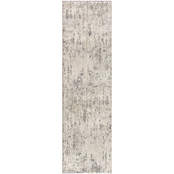 Nourison Concerto 2'2" x 6' Ivory Blue Grey Modern Indoor Rug