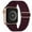 1 Pc Wine, variant on Recoppa Stretchy Nylon Solo Loop Bands Compatible with Apple Watch 38mm 40mm 41mm 42mm 44mm 45mm, Adjustable Braided Sport Elastic Straps Women Men Wristbands for iWatch Series 7/6/5/4/3/2/1 SE