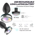thumbnail image 3 of Consolador vibrador Anal con 10 frecuencias, Juguetes sexuales con luz colorida, herramientas sexuales para adultos, tapón Anal para hombres y mujeres Gay, 3 of 4
