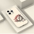thumbnail image 4 of Diseño único para entusiastas del teléfono: funda plateada de doble capa esmerilada con dibujos animados para iPhone 15 Pro Max 14 13 12 Pro 11, 4 of 4