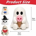 thumbnail image 4 of 2PC Summerween Ghost Figure Decor, Resin 2 Inch Beach Pool Party Decoration Cute Kawaii Spooky Summer Halloween Hawaii Gift Decor Funny Ghost Statue Tabletop Indoor Outdoor Home, 4 of 9