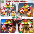 thumbnail image 4 of Decoraciones inflables navideñas para exteriores de Santa Danxilu de 6 pies, 4 of 9
