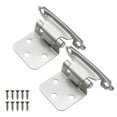 thumbnail image 1 of 2pcs Cabinet Hinges Overlay Self Closing Face Mount Cupboard Door Hinge For Home Decoration Hardware Tools, 1 of 8