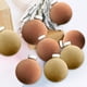 thumbnail image 4 of Seyotauo 12 Pcs Velvet Christmas Balls Bulk Flocked Christmas Tree Ball Ornaments Plastic Xmas Decorative Hanging Ornaments Christmas Tree Decoration, 4 of 9