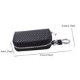 thumbnail image 3 of Signal Blocking Case Portable Car Key Anti Theft Faraday Bag Thread Carbon Fiber, 3 of 9