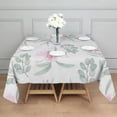 thumbnail image 6 of 60x60 Inch Waterproof Square Tablecloth, Thickened Polyester Table Cover for Dining & Parties, Floral Print, 6 of 6
