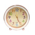 thumbnail image 1 of Reloj Despertador Analógico Diseño Moderno Números Colores blanco, 1 of 6