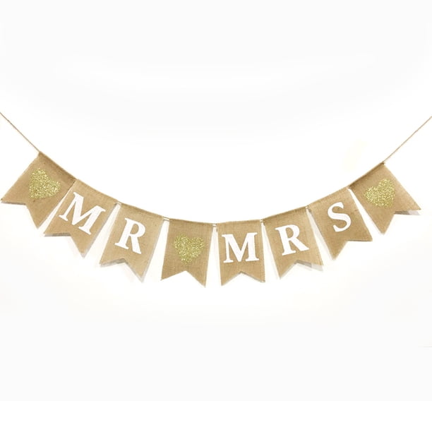 Yuarrent Decoraciones de boda para ceremonia Bodas Colgantes Banners Adorno Banquete Prop Banner Colgante para diseño de escena interior al aire libre Kits de decoración para fiestas Yuarrent HA059283-00