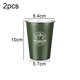 thumbnail image 2 of Juego de 2 vasos de pinta de acero inoxidable, jarra de cerveza apilable de una sola pared para fiestas y campamentos, 2 of 5