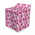 thumbnail image 1 of Watercolor Washer Cover, Abstract Floral Arrangement Peonies Pattern Botany Themed and Nature Inspired, Easy to Use Bathroom Accent Fabric, 29" x 28" x 40", Pink Magenta, by Ambesonne, 1 of 3
