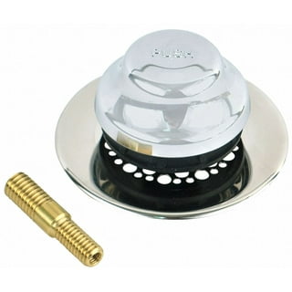 Watco 48750-PP-CP-G Bathtub Stopper and Drain,Grid Strainer
