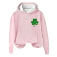 thumbnail image 6 of Womens Sweaters St. Patrick's Day Irish American Flag Hoodie Funny Graphic Casual Long Sleeve Sweatshirt Xl Size Sweaters For Women, 6 of 6
