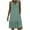 Green, variant on Taqqpue Womens Summer Dresses Casual Loose Tropical Print Beach Tank Dresses V Neck Sleeveless Flowy Midi Dress Knee Length Sundress with Pockets