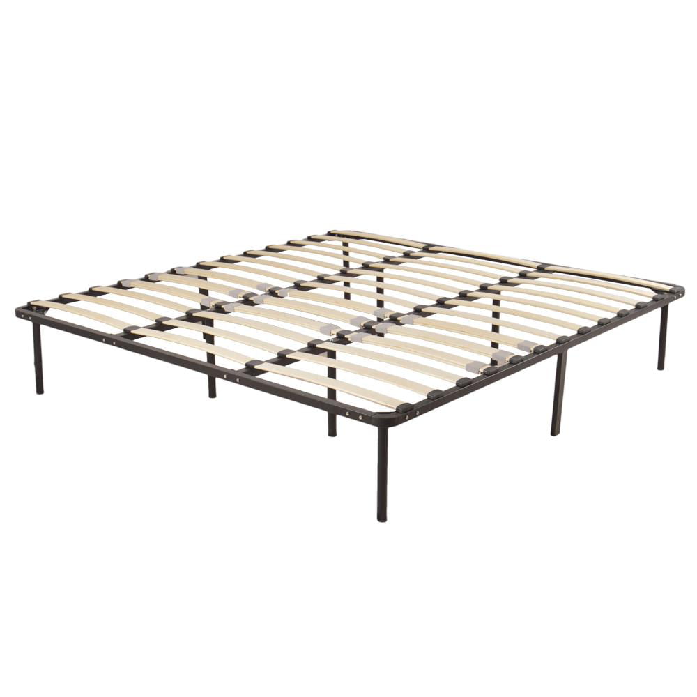 Twin/Full/Queen/King Size Metal Platform Bed Frame Wood Slat Mattress Foundation 