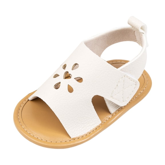 Zanarzt Infant Water Shoes Baby Boys Summer Sandals Outdoor Beach Anti-Slip Soft Sole Newborn Toddler First Walker Shoes Beige,US 4