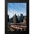 thumbnail image 2 of Berzel, Erin 17x24 Black Modern Framed Museum Art Print Titled - Brooklyn Bridge I, 2 of 5