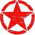 thumbnail image 4 of 50cm Big Stickers On Cars Army Star Distressed Decal For Jeep Sticker Large Vinyl Hood Military Body Graphic Fits Most Vehicles-black, 4 of 5
