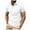 White, variant on JLFKNG Summer Mens Polo Shirts Short Sleeve T Shirt For Men Summer Casual Solid Ribbed Holiday Shirts Tops Suitable For Outdoor Sports