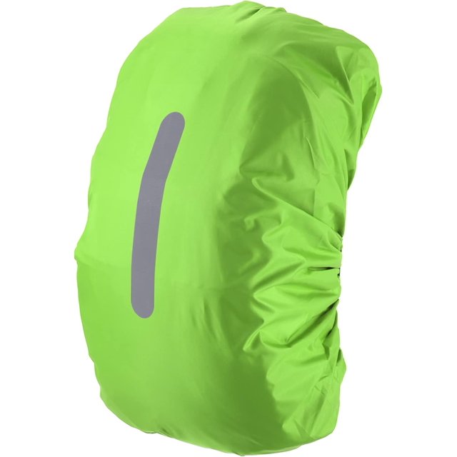 Huggegwe Housse de Sac à Dos Imperméable, Housse de Sac à Dos Antidérapante avec Sangle Réfléchissante Verticale pour Rester au Sec pour Randonnée, Camping, Chasse CA919-70135